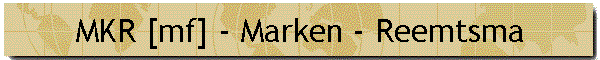 MKR [mf] - Marken - Reemtsma